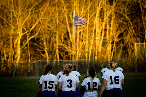 April/6/11: MCHS Varsity Softball vs Orange. Orange defeats Madison 7-2.