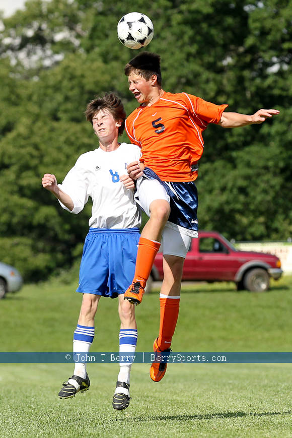 May/18/11: MCHS JV Boy's Soccer vs Clarke. Madison loses to Clarke 1-0.