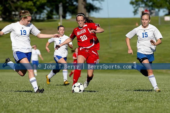 May/5/11: MCHS Varsity Girls soccer vs George Mason. George Mason wins 8-0.
