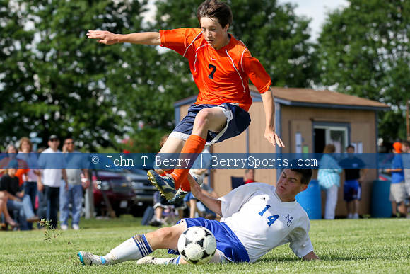 May/18/11: MCHS JV Boy's Soccer vs Clarke. Madison loses to Clarke 1-0.