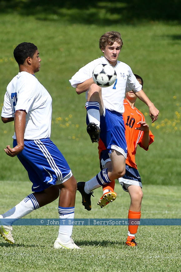 May/18/11: MCHS JV Boy's Soccer vs Clarke. Madison loses to Clarke 1-0.