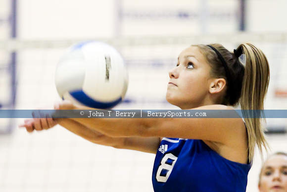 August/25/11: MCHS JV Volleyball vs Luray. Madison loses to Luray 2-0.