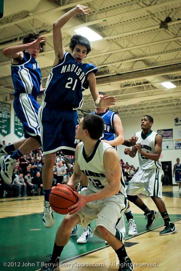 6-1692-0330 Madison Mountaineers vs William Monroe Dragons Boys Basketball